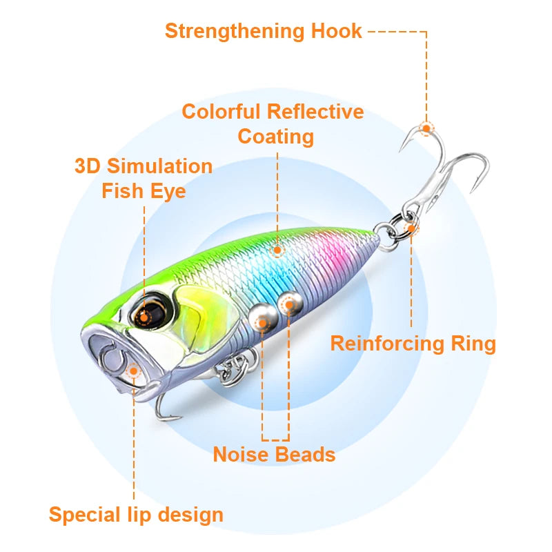 Bearking new arrival 4cm 3.2g hot model fishing lures hard bait 9color for choose popeer quality professional minnow