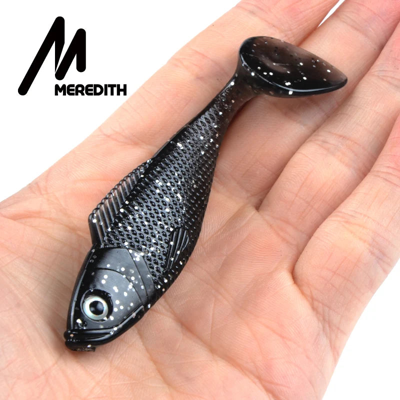 Meredith Trout 10pcs/lot Fishing Tackle Bait 10 Colors Fishing Soft Lures Mermaid Tail 9g/90mm Free Shipping JX61-09-10