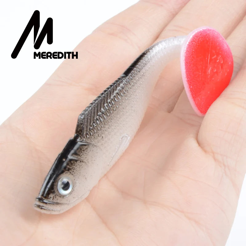 Meredith Trout 10pcs/lot Fishing Tackle Bait 10 Colors Fishing Soft Lures Mermaid Tail 9g/90mm Free Shipping JX61-09-10