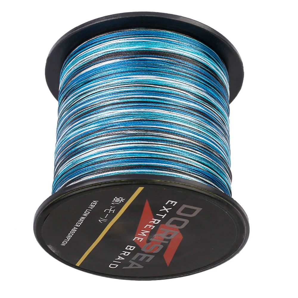 DORISEA New Camo 8 Strands Top Quality 100M 300M 500M 1000M 1500M 2000M PE Extreme Braided Fishing Line Wire Pesca