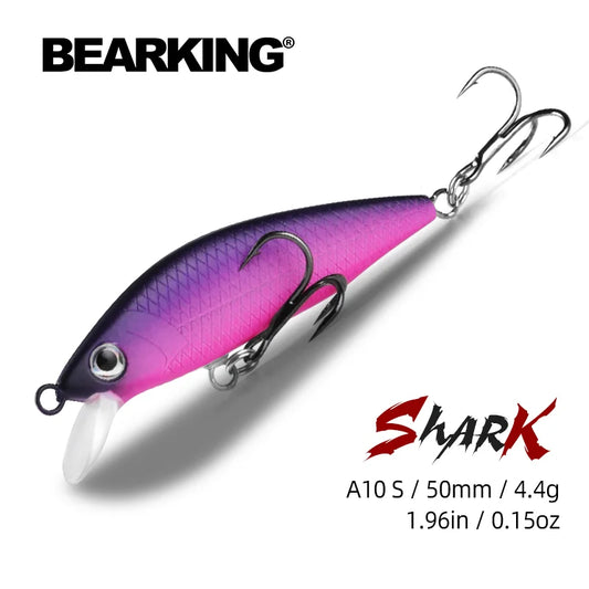 BEARKING 50mm 4.4g Silent hot model fishing lures hard bait 10color for choose minnow quality professional tackle